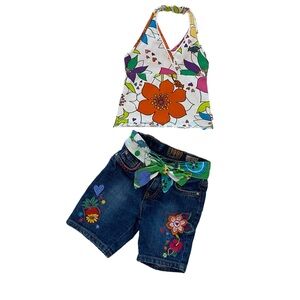 Girls | 24M | Children’s Place| Bundle| Summer Halter Top & Jean Shorts
